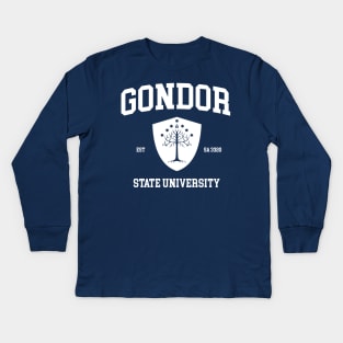 Gondor State University Kids Long Sleeve T-Shirt